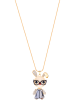 MENTHE À L'O Vergulde ketting met hanger - (L)70 cm