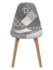 Ethnical Life 2er-Set: Esszimmerstühle in Grau - (B)47 x (H)87 x (T)53 cm