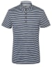 super.natural Poloshirt in Dunkelblau/ Weiß