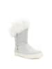 Bartek Leder-Boots in Silber