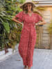 Coconut Sunwear Jumpsuit rood