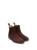 British Passport Leder-Chelsea-Boots in Bordeaux