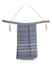 Samimi Strandlaken "Towel to Go - Ipanema" donkerblauw - (L)180 x (B)100 cm