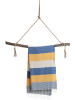 Samimi Ręcznik plażowy "Towel To Go" w kolorze niebiesko-żółtym - 180 x 100 cm