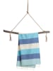 Towel to Go Strandtuch "Towel to Go - Palermo" in Blau/ Türkis - (L)180 x (B)100 cm