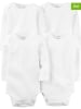 carter's 4-delige set: rompers wit