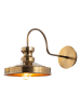 Opviq Wandlamp "Berceste" goudkleurig - (B)22 x (H)23 cm