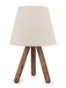 Opviq Lampa stołowa "Ayd" w kolorze kremowym - wys. 33 cm