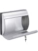Everysentials Edelstahl-Briefkasten - (B)38 x (H)30,5 x (T)13,5 cm