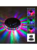 Nordheim Led-discolamp zwart - (H)4 x Ø 12,5 cm