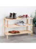 Nordheim Schuhregal in Hellbraun - (B)74 x (H)49 x (T)26 cm