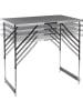 Profiline Campingtisch in Schwarz - (B)100 x (H)90 x (T)60 cm