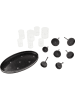 Profiline Świecznik w kolorze czarnym - 34,5 x 23 x 20 cm