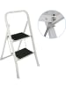 Everysentials Klapladder wit/zwart - (B)46,5 x (H)81 x (D)55 cm