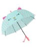 Le Monde du Parapluie Kinderparaplu "Cat" turquoise - Ø 70 cm