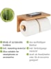 Wenko Toiletrolhouder "Duo Bambusa" bamboekleurig - (B)33 x (H)11 x (D)13 cm