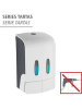 Wenko Desinfectiemiddeldispenser "Tartas" wit - 960 ml