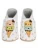 Lait et Miel Leder-Krabbelschuhe "Ice Cream" in Bunt