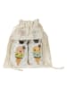 Lait et Miel Leder-Krabbelschuhe "Ice Cream" in Bunt