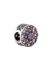 Pandora Srebrny charms z cyrkoniami i kryształami