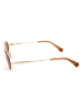 Polaroid Damskie okulary przeciwsłoneczne w kolorze złoto-jasnobrązowym