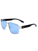Polaroid Herren-Sonnenbrille in Schwarz/ Hellblau