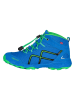 Trollkids Buty trekkingowe "Nordland Hiker Mid" w kolorze zielono-niebieskim