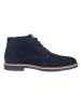 Bugatti Leder-Boots in Dunkelblau