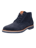 Bugatti Leder-Boots in Dunkelblau