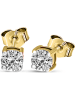 Diamant Vendôme Gold-Ohrstecker mit Diamanten