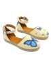 Calceo Espadrilles in Blau/ Beige