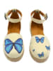 Calceo Espadrilles in Blau/ Beige
