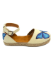 Calceo Espadrilles in Blau/ Beige