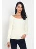 ASSUILI Pullover in Creme