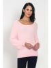 ASSUILI Sweter w kolorze jasnoróżowym