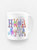 WOOOP Kop "Hakuna Matata Color" wit/meerkleurig - 330 ml