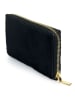 ORE10 Skórzany portfel "Wow" w kolorze czarnym - 17 x 10 x 2 cm