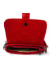 ORE10 Leder-Umhängetasche "Vodo" in Dunkelrot - (B)21 x (H)16 x (T)7 cm