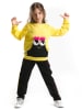 Denokids 2tlg. Outfit "Mr Eye Bow" in Gelb/ Schwarz