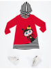 Denokids Sukienka "Ladybug" w kolorze czerwonym