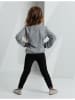 Denokids 2-delige outfit "Eyes" grijs/zwart
