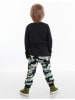 Denokids 2-delige outfit "Camo Tiger" zwart/turquoise