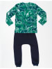 Denokids 2-delige outfit "Forrest" donkergroen/donkerblauw