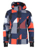 Peak Mountain Softshelljacke in Dunkelblau/ Orange