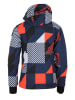 Peak Mountain Softshelljacke in Dunkelblau/ Orange