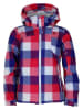 Peak Mountain Softshelljas donkerblauw/rood