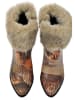 Dogo Stiefeletten "Weird Bird" in Beige/ Hellbraun