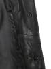 Caminari Skórzany płaszcz "Phia" w kolorze czarnym