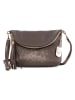 Anna Morellini Leren schoudertas "Beverly" bronskleurig - (B)22 x (H)18 x (D)2 cm