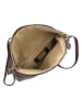 Anna Morellini Leder-Umhängetasche "Beverly" in Bronze - (B)22 x (H)18 x (T)2 cm